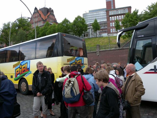 Ankunft in Hamburg