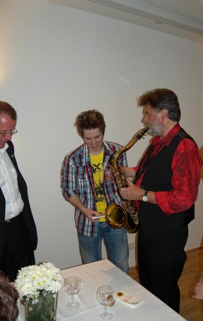 Erich Harms mit Cody Stone und Achim Gröne