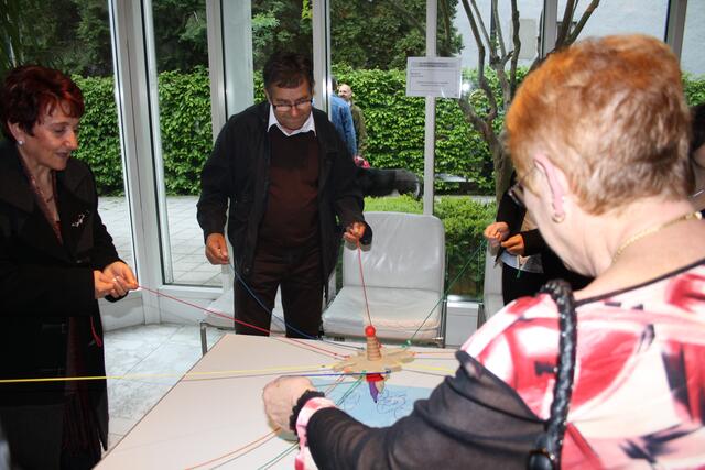 Das Kinderparlament aus Cusset hatte Kooperationsspiele vorbereitet.