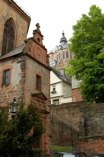 Und immer wieder lässt sich das Landgrafenschloss blicken