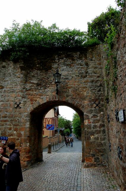 Das Kalbstor in Richtung Süden