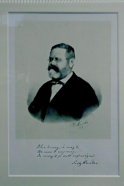 Fritz-Reuter-Bild, Lithografie von 1868