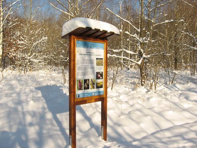 ... zum Vergleich: ECHTER Schnee