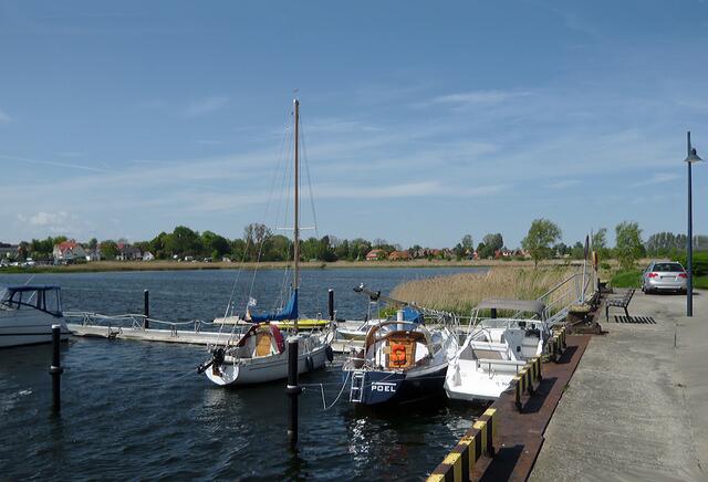 Blick von der Marina Niendorf auf das Ende des Kirchsees