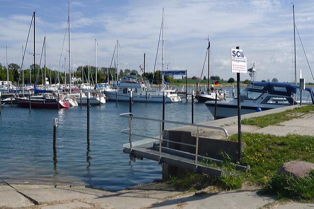 Steganlage des "Segelclubs Insel Poel" (SCIP)