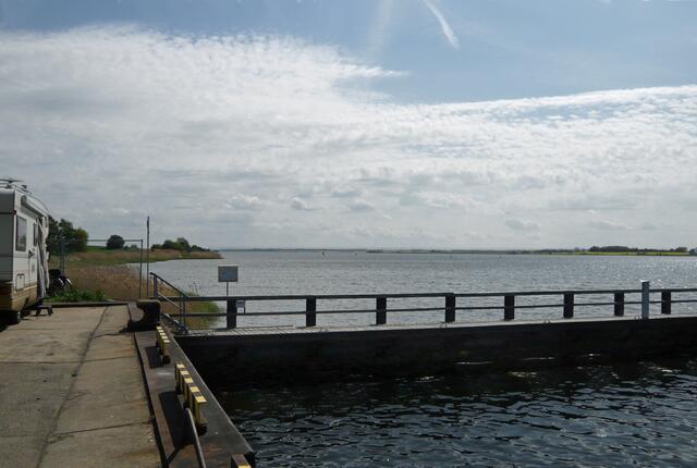 Blick von der Marina Niendorf auf den Kirchsee