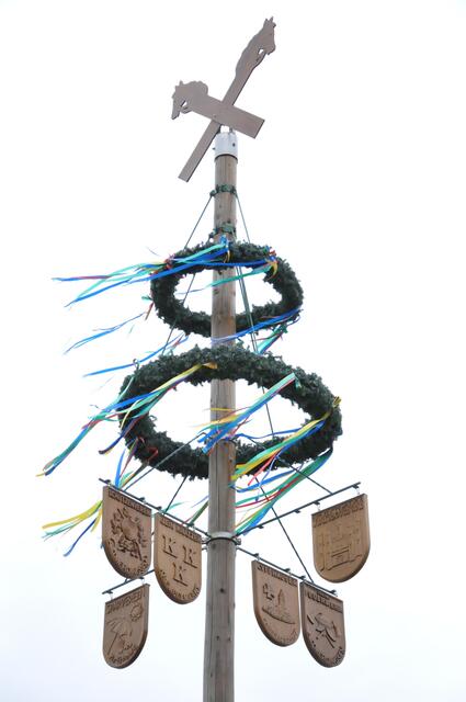 Der Maibaum in Altmerdingsen - Tradition im Ort