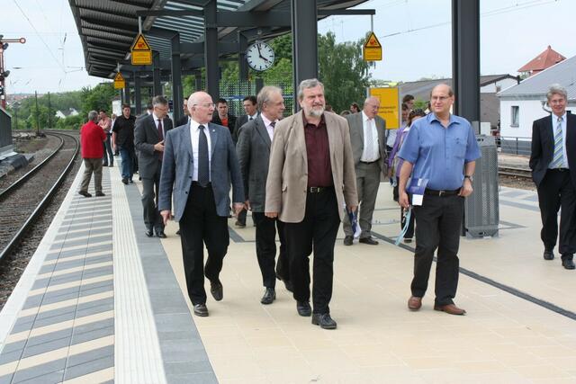 Bahnsteigbesichtigung