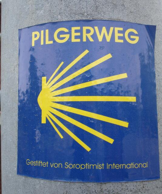 Auch wir fahren den Pilgerweg