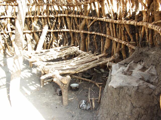 So sieht ein Bett aus.