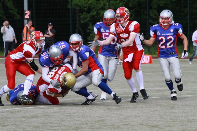 Spielszene Potsdam Royals gegen die Berlin Bears. (Foto: Gerhard Pohl)