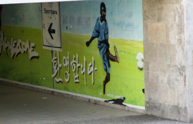 Manches Graffitti gehört zur Kunst