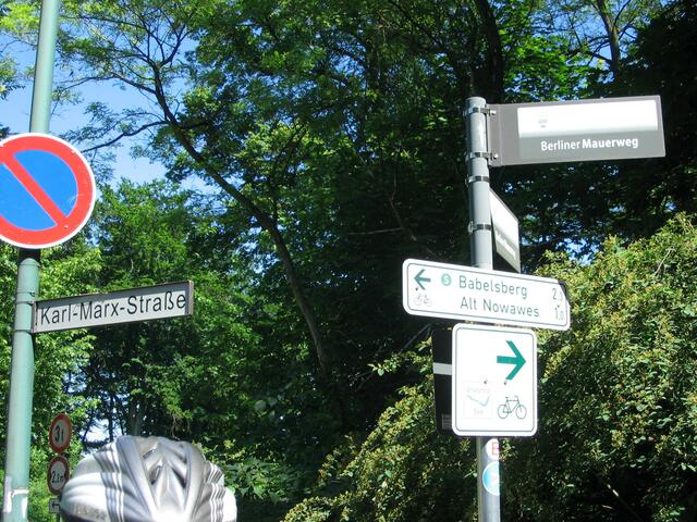 Mauer-Radweg - gut ausgeschildert