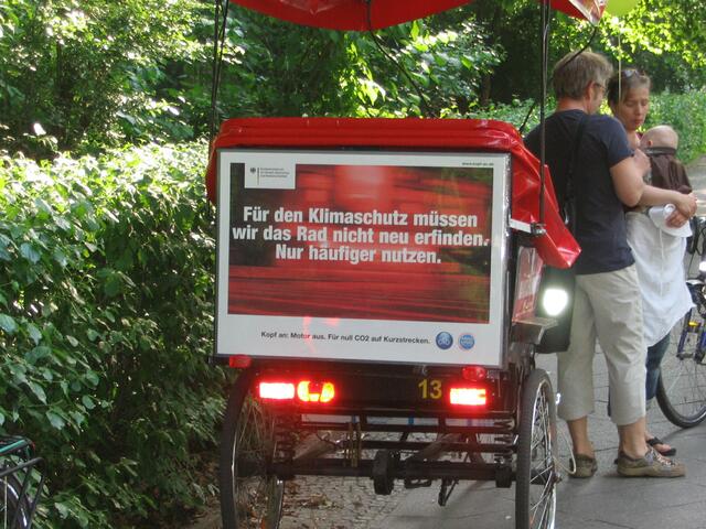 Kopf an! Motor aus! Null CO² für Kurzstrecken!
