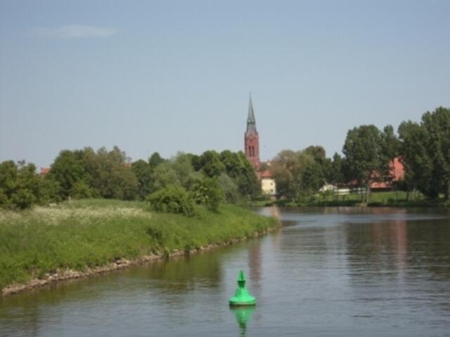 Nienburg von der Weser aus