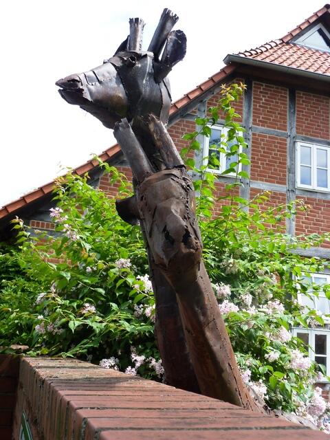 Sie stehen am 1. Eingang und heißen die Besucher Willkommen!