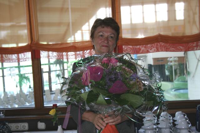 Blumen als Zeichen des Dankes