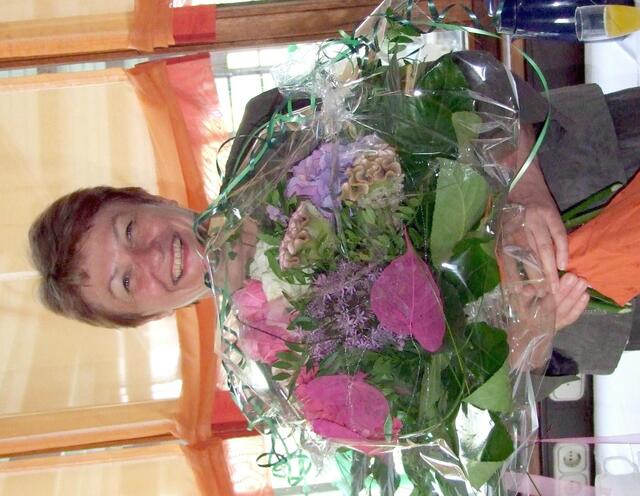 Diese Blumen sind vom Chef ...