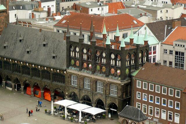 Das Lübecker Rathaus gilt als eines der schönsten und ältesten deutschen Rathäuser.