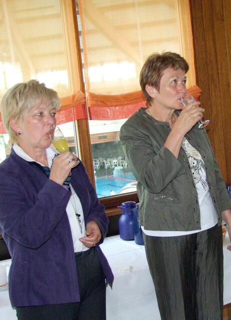 Es war eine gute Zusammenarbeit - Prokuristin Frau Elke Brugger und Gudrun Bauer