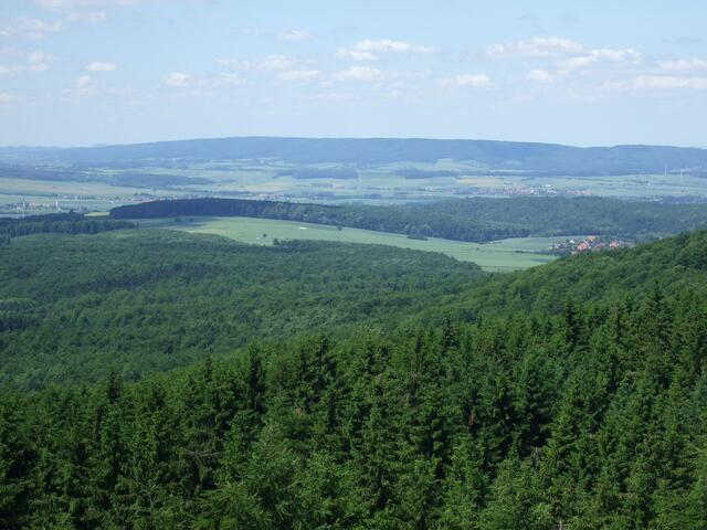 Blick vom Anna-Turm, Sünteltal