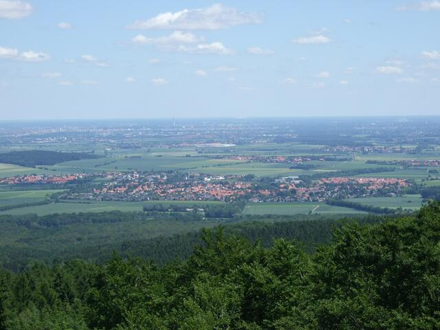 Blick vom Anna-Turm, Blick Richtung Hannover