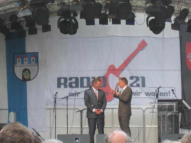 Ministerpräsident Christian Wulff bei Radio 21