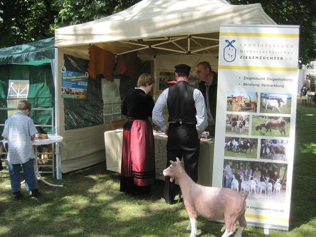 Stand des Landesverbands Niedersächsischer Ziegenzüchter