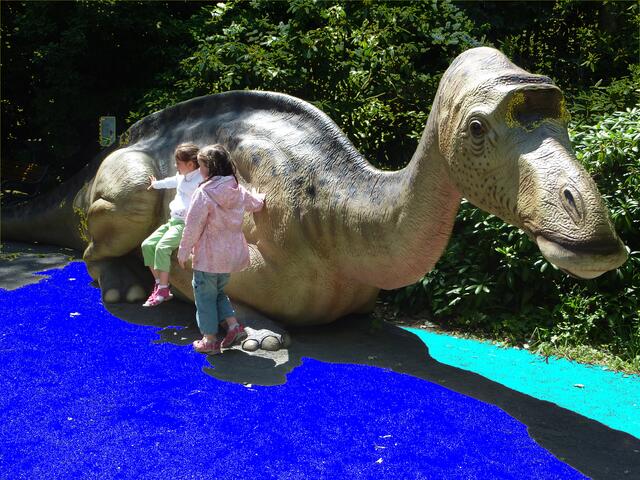 DINO-Manie im BG Gießen. In Hessen gibt es außer in Gießen drei Botanische Gärten in Frankfurt, Marburg und Darmstadt, die alle zu Universitäten gehören. Zum Gießener B.G. siehe Kommentar zum Artikel. a&s-Bild.