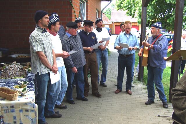 Shanty-Chor unter der Leitung von Hartmut Falkenberg