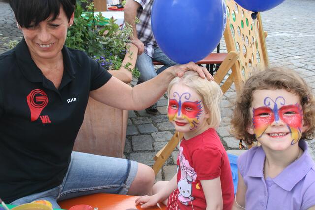 Ein Highlight für die Kinder: Gesichter bemalen lassen