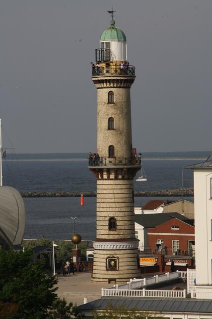 Der Leuchtturm von Warnemünde