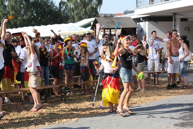 Jubel am Spielende