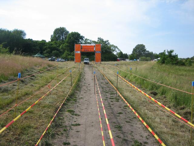 Zieleinlauf in Lankow - die Ruhe am Tag zuvor