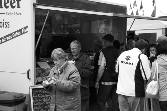 Hunger auf Fisch, das hatten die Möwen auch