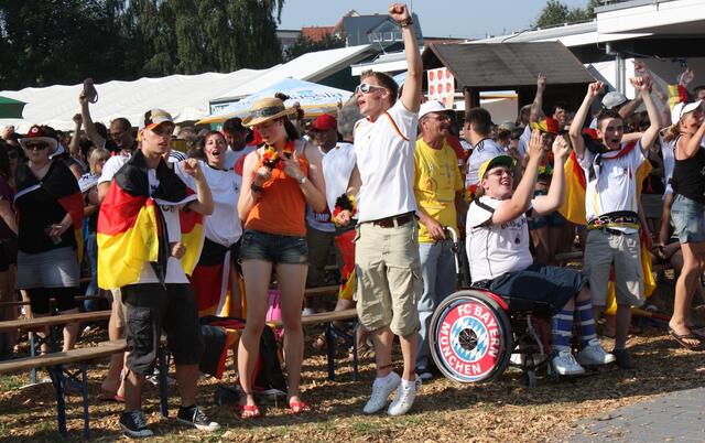 Jubel am Spielende