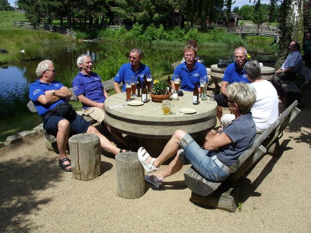 Pause nach anstrengender Besichtigungstour