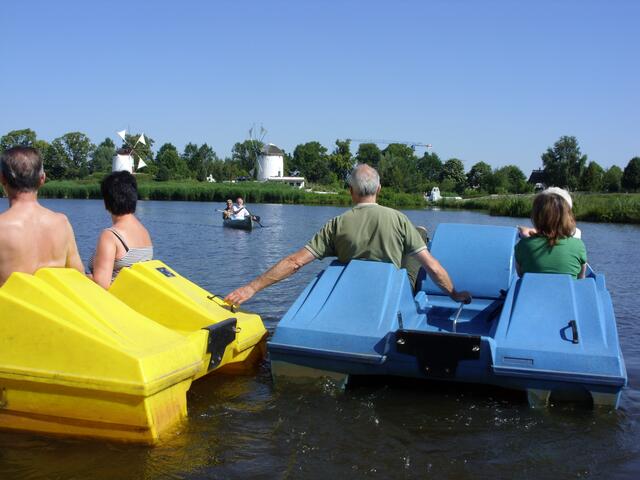 Abschleppdienst per Tretboot