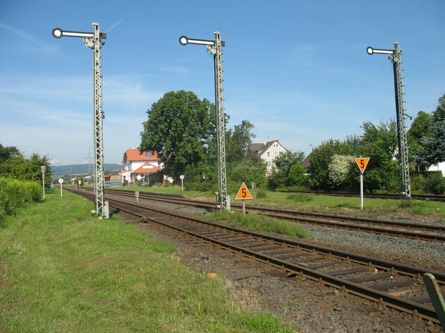 Signale am Bahnhof Sarnau (26.07.2009)