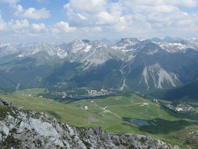 Blick vom Hörnli nach Arosa