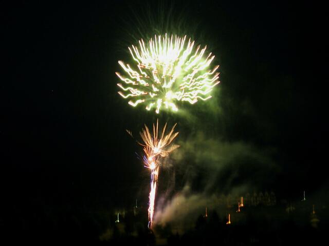 Feuerwerk zum Abschluss