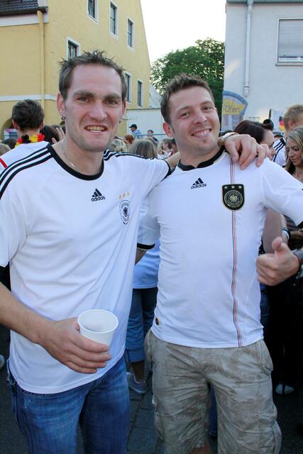 Uli und Claus waren vor dem Spiel optimistisch