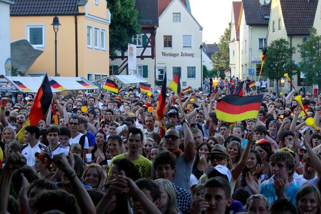 Und nach der Hymne wurde Deutschland gefeiert