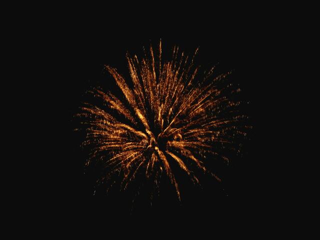 Feuerwerk zum Kirschenmarkt