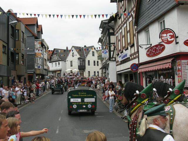 Der Abschluss, Licher Zug und Traktor Freunde aus Lohra, die Feiern am 22./23. August ihr Fest