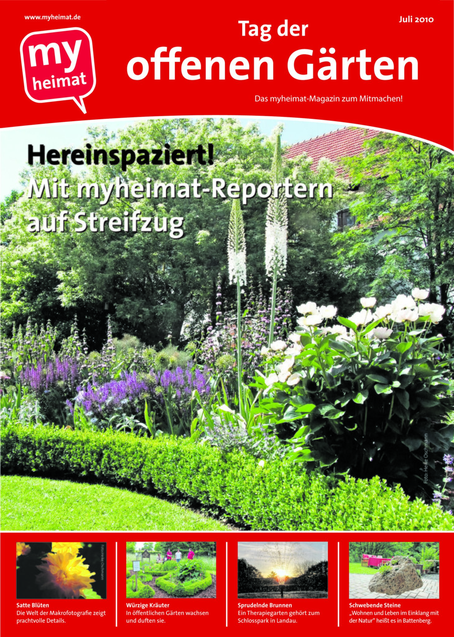 Das erste myheimatMagazin aus der Region ist da! Thema Tag der