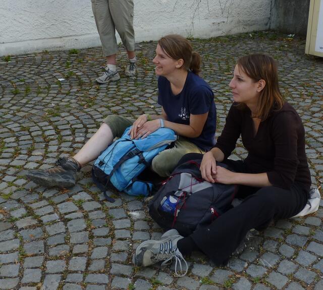 Warten, dass es weiter geht