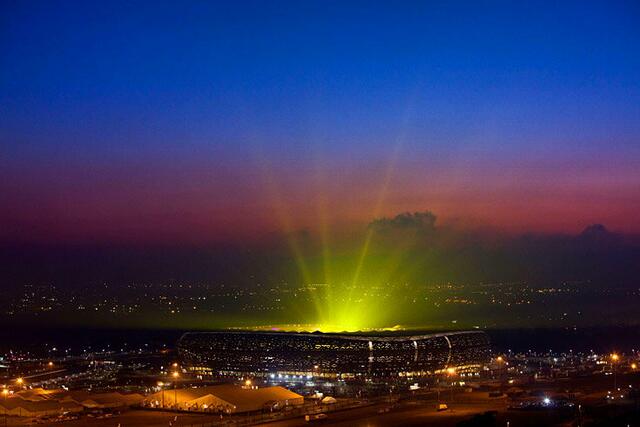 Endspiel-Arena Soccer-City in Johannesburg