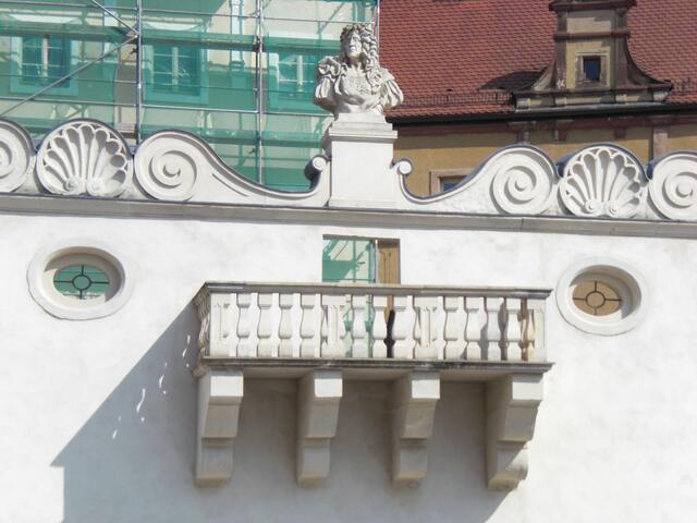 Barockmauer mit Trompeterstuhl (1682)