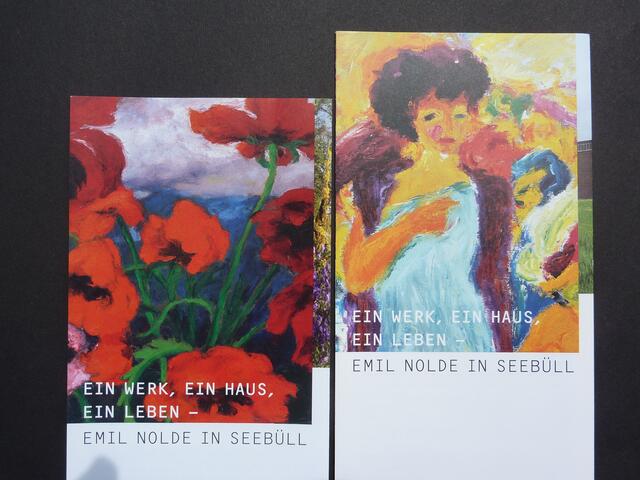 Flyer - NOLDE in SEEBÜLL - unweit von Schloss Gottorf!